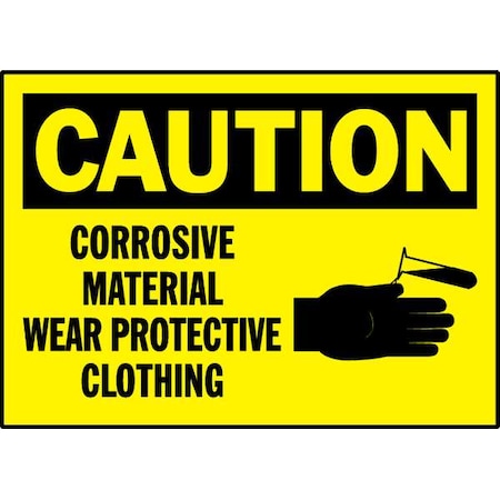 Brady Equipment Label, 3 1/2 in H, 5 in W, Polyester, Horizontal Rectangle, English, 86176, PK5 86176