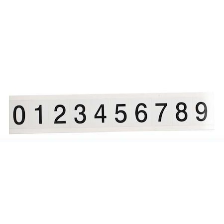 Brady NumberLabelSet, 1-1/2inH, 1-1/4inW, PK25 9713-# KIT