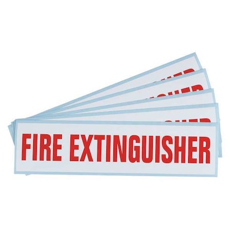 Brady Information Label, 2-1/4 In. H, PK5 SV089E