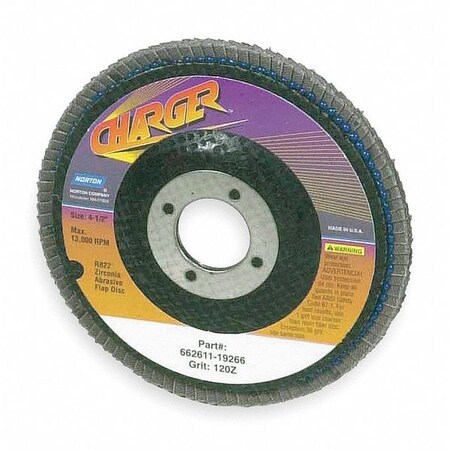 Norton Abrasives Arbor Mount Flap Disc, 5in, 80, Medium 66261119273