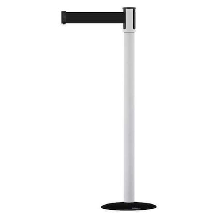 Tensabarrier Barrier Post with Belt, 7 1/2 ft Length, 38 in Post Height, No Legend 890B-33-32-32-STD-NO-B9X-C