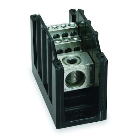 Eaton Bussmann Power Distribution Block, Open, 1 Pole, 310 A Copper, 600 V AC/DC 16370-1