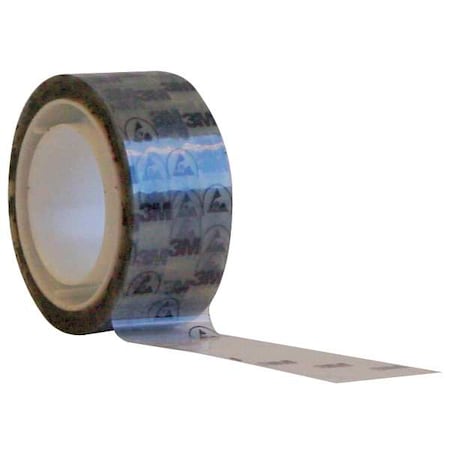 3M ConductiveElectricalTape, Clear, 72ydL 40PR-3/4"X72YD
