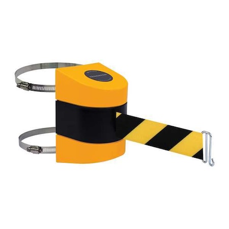 Tensabarrier Belt Barrier, Yellow, Belt Yellow/Black 897-30-C-35-NO-D4X-A