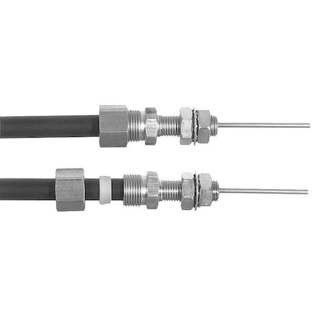 Buyers Products Bulkhead Fitting, 3/8 In, 0.375 Conduit 1238