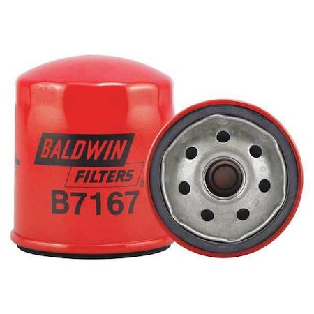 Baldwin Filters Oil Filter, Spin-On, 3-1/2"x3-1/32"x3-1/2" B7167