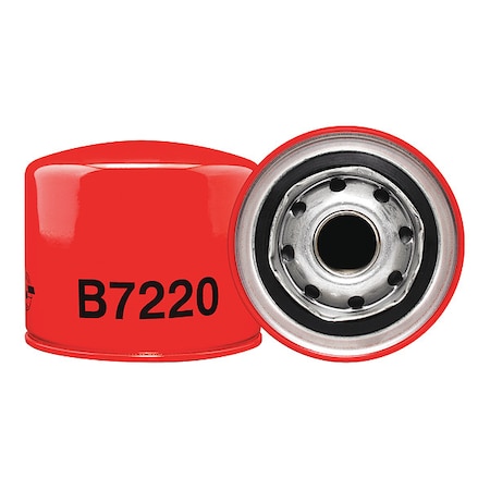 Baldwin Filters Oil Fltr, Spin-On, 3-1/4"x3-11/16"x3-1/4" B7220