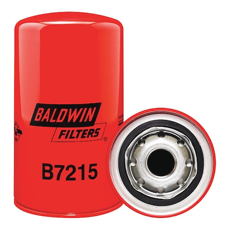 Baldwin Filters Oil Fltr, Spin-On, 6-5/8"x3-11/16"x6-5/8" B7215