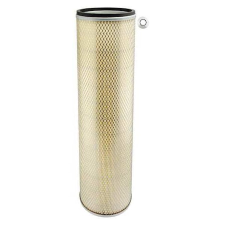 Baldwin Filters Inner Air Filter, 7-3/8 x 25-3/4 in. PA2745