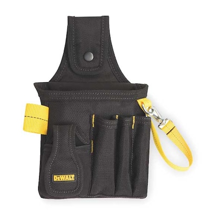 Dewalt Tool Pouch, Tool Pouch, Black, Polyester, 5 Pockets DG5101