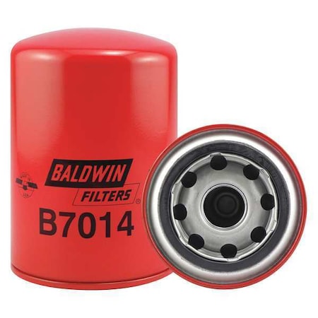 Baldwin Filters Oil Fltr, Spin-On, 5-3/8"x3-11/16"x5-3/8" B7014