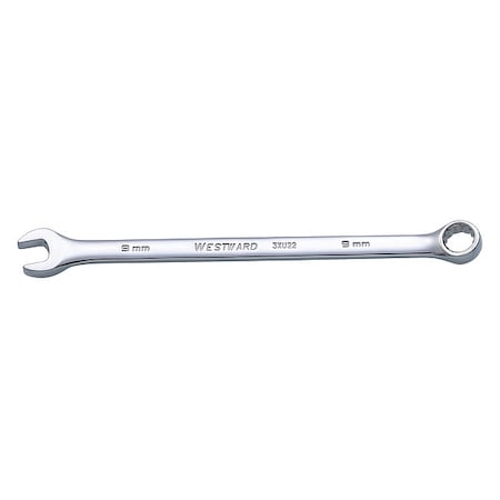 Westward Combination Wrench, Metric, 9mm Size 3XU22