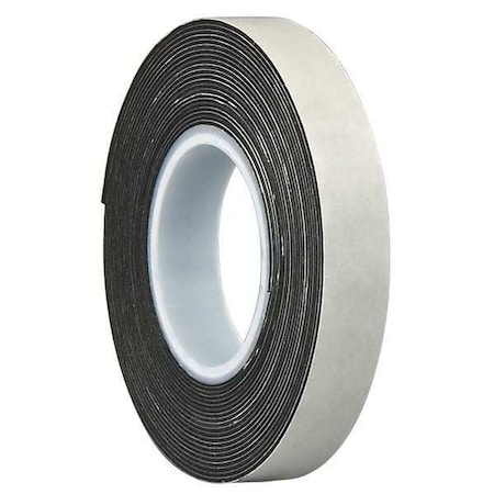 3M Double-Sided Foam Tape, 1 in W, 5 yd L, 1/32 in, Polyethylene Foam, Double-Sided 4462