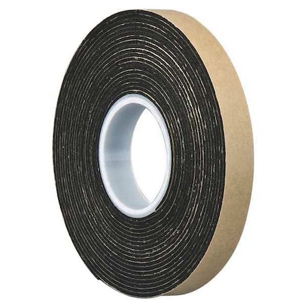 3M Double-Sided Foam Tape, 2 in W, 5 yd L, 1/16 in, Polyethylene Foam, Double-Sided 4496