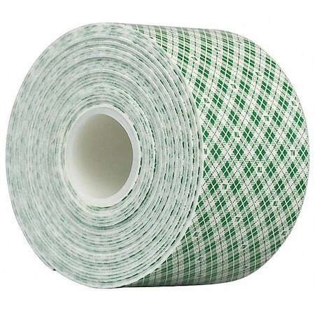 3M Double-Sided Foam Tape, 2 in W, 5 yd L, 1/32 in, Polyurethane Foam, Double-Sided 4032