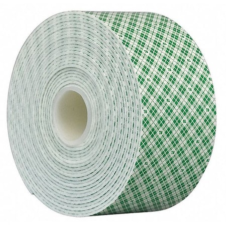 3M Double-Sided VHB Foam Tape, 2 in W, 5 yd L, 3/32 in Thick, Polyurethane Foam, 4910 4016