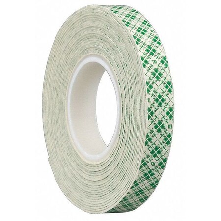 3M Double Coated Tape, 1-1/2In x5 yd., White 4432