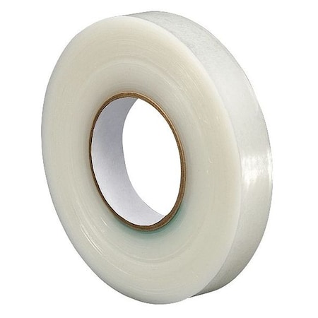 Tapecase Film Tape, 2 in W x 1,000 ft L, 3 mil Thick, Transparent, Acrylic Adhesive 15C547