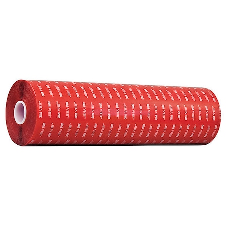 3M Double-Sided Foam Tape, 6 in W, 1 yd L, 1/16 in, Polyethylene Foam, Double-Sided 4910