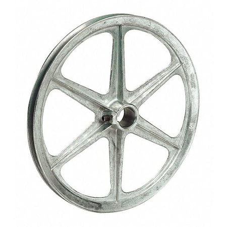 Congress 3/4 in Fixed Bore 1 Groove Standard V-Belt Pulley 10 in OD CA1000X075KW