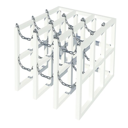 Instock Gas Cylinder Rack, 45