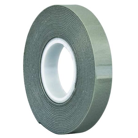 3M Double-Sided Foam Tape, 1/2 in W, 5 yd L, 1/16 in, Acrylic Foam, Double-Sided 4943F