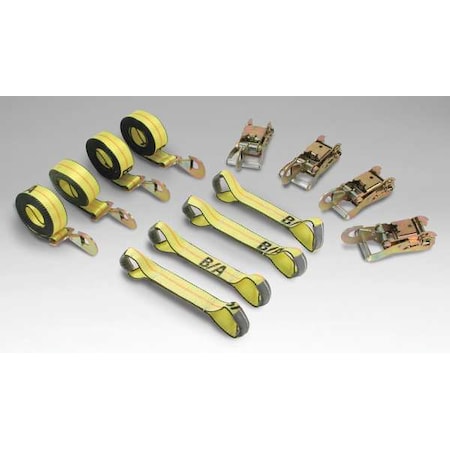 B/A Products Co Tie-Down Strap, Ratchet, 2 In., 4000 lb. 38-200SH