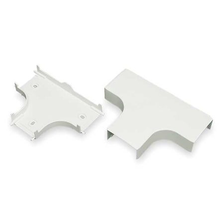 Legrand Tee Raceway, PN05 Series, 1 Channel, 2.93 in W, 0.625 in H, 4-3/4 in L, Ivory PN05F15V