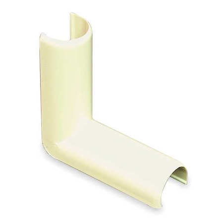 Legrand Internal Elbow Raceway, 300 Series, 1 Channel, 1/2 in W, 1/4 in H, 1-3/4 in L, Ivory 317
