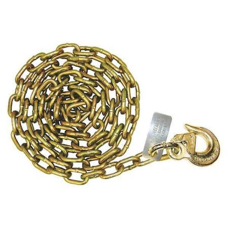 B/A Products Co G70 Latched Hook Chain w/Plain End, 12'L N711-3212