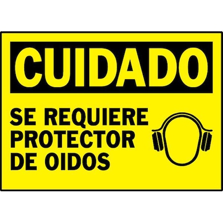 Brady Caution Label, Black/Yellow, PK5, 86178 86178