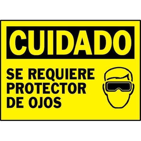 Brady Caution Label, Black/Yellow, PK5, 86180 86180