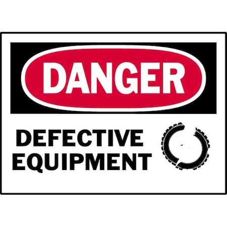Brady Danger Label, Information, 5 In. W, PK5 86125
