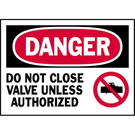 Brady Danger Label, Instruction, 3-1/2 In. H, PK5, 86127 86127