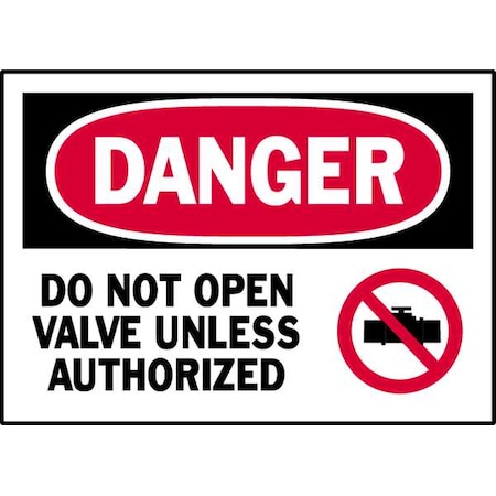 Brady Danger Label, Instruction, 3-1/2 In. H, PK5, 86128 86128