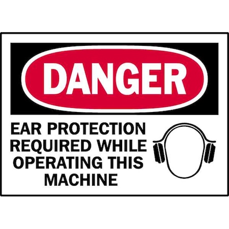Brady Danger Label, Instruction, 5 In. W, PK5, 86131 86131