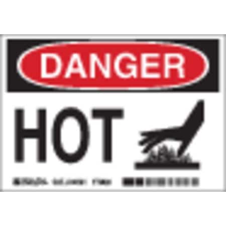 Brady Danger Label, Self-Adhesive, PK5 86141
