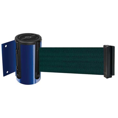 Tensabarrier Belt Barrier, Blue, Belt Color Green 896-STD-23-STD-NO-G6X-C