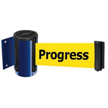 Tensabarrier Belt Barrier, Blue, Belt Color Yellow 896-STD-23-STD-NO-YCX-C