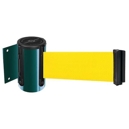 Tensabarrier Belt Barrier, Green, Belt Color Yellow 896-STD-28-STD-NO-Y5X-C