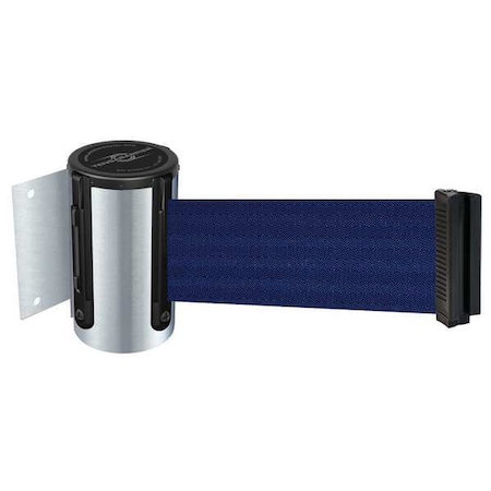 Tensabarrier Belt Barrier, Chrome, Belt Blue 896-STD-1S-STD-NO-L5X-C