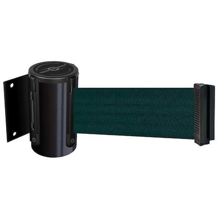 Tensabarrier Belt Barrier, Black, Belt Color Green 896-STD-33-MAX-NO-G6X-C
