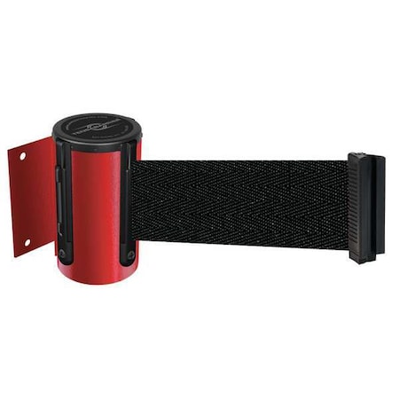 Tensabarrier Belt Barrier, Red, Belt Color Black 896-STD-21-MAX-NO-B9X-C