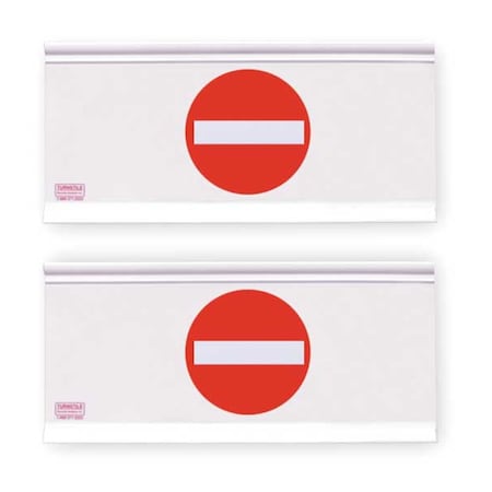 Turnstile Double Sided No Entry, Gate Signage NE-NE