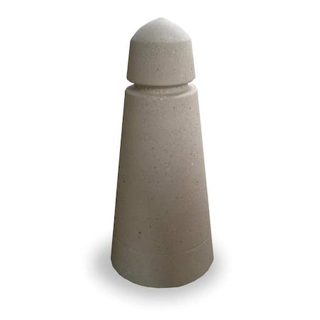 Wausau Tile Security Bollard, Round, 41 In. L, 41 In. H TF6033B1