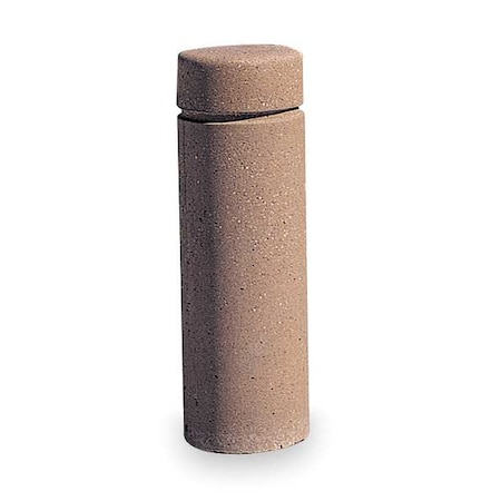 Wausau Tile Security Bollard, Round, 36 In. L, 36 In. H TF6020W22F