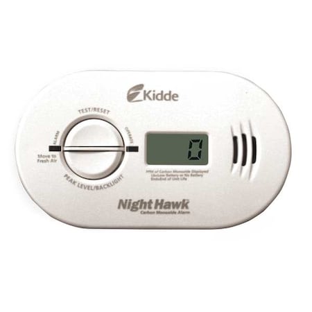 Kidde Carbon Monoxide Alarm, 85 dB at 10 ft, (3) AA Batteries, Electrochemical Battery Backup: No KN-COPP-B-LS