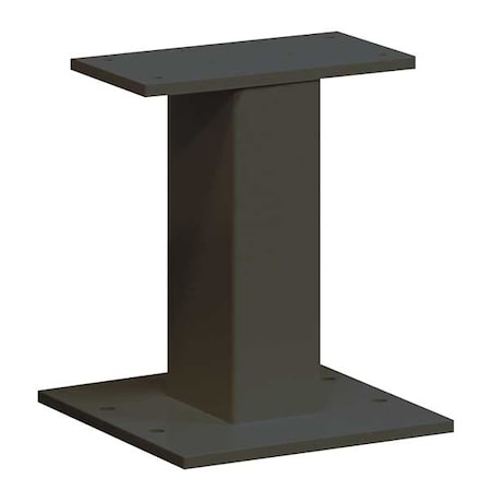 Salsbury Industries Pedestal, Black, Powder Coated, 13 Doors, 16 Doors 3385BLK