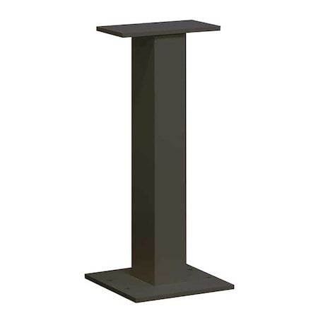 Salsbury Industries Pedestal, Black, Powder Coated, 12 Doors, 8 Doors 3395BLK