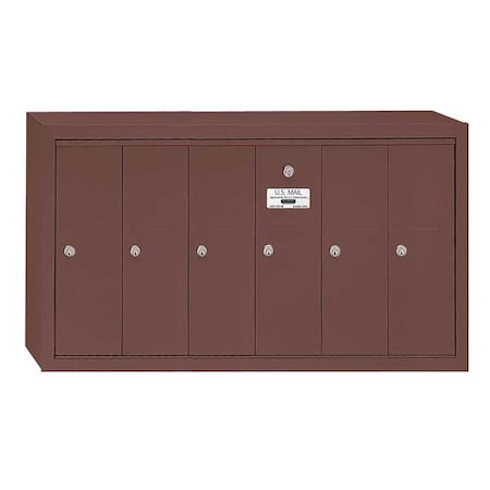 Salsbury Industries Mailbox, 40 lb, Surface, - 3506ZSU